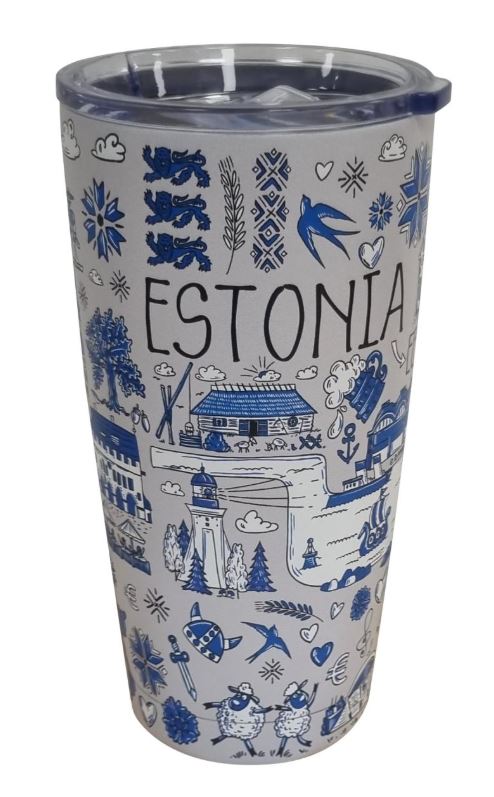 Termostops Eesti sümbolitega, 500ml