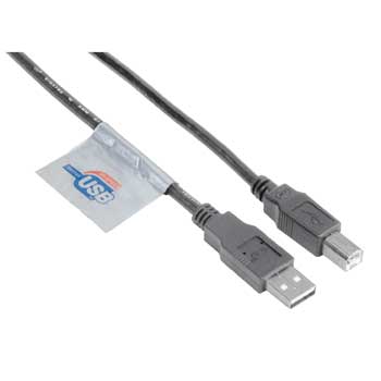 USB-kaabel USB 2.0 A-B 1,5 Hama