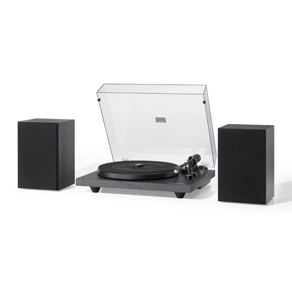 Crosley vinüülplaadimängija C62, väliste kõlaritega, black
