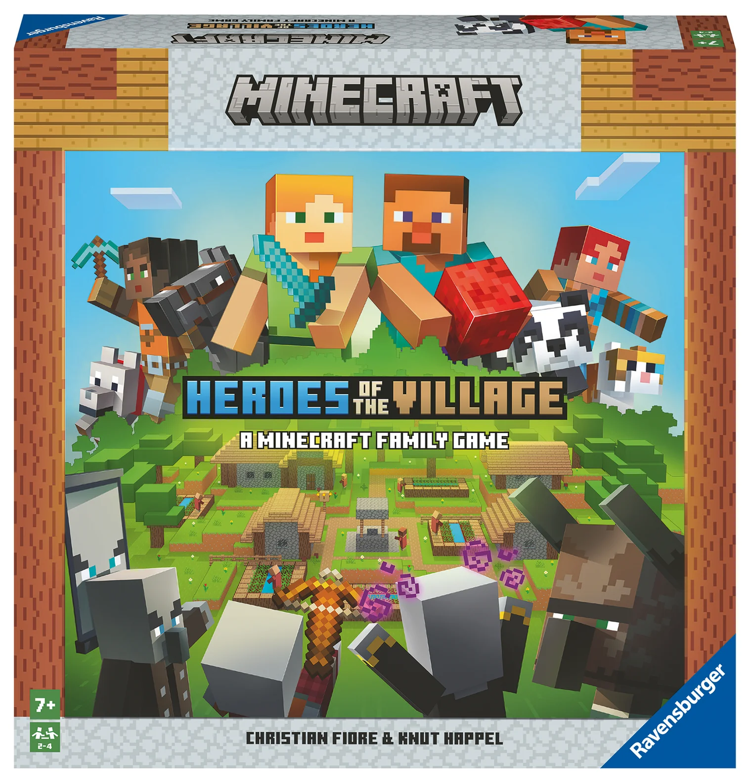 Ravensburger lauamäng Minecrafti kangelased külas