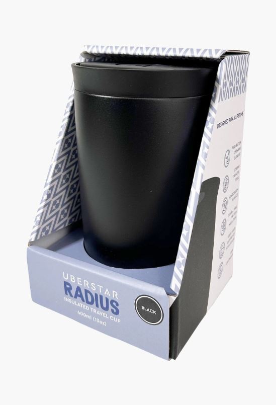 Uberstar termoskruus Radius, Black, 400ml