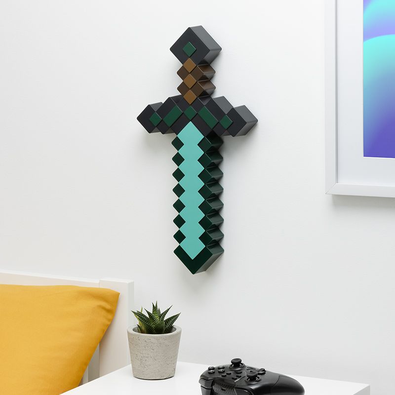 Laualamp Minecraft Diamond Sword, 40cm