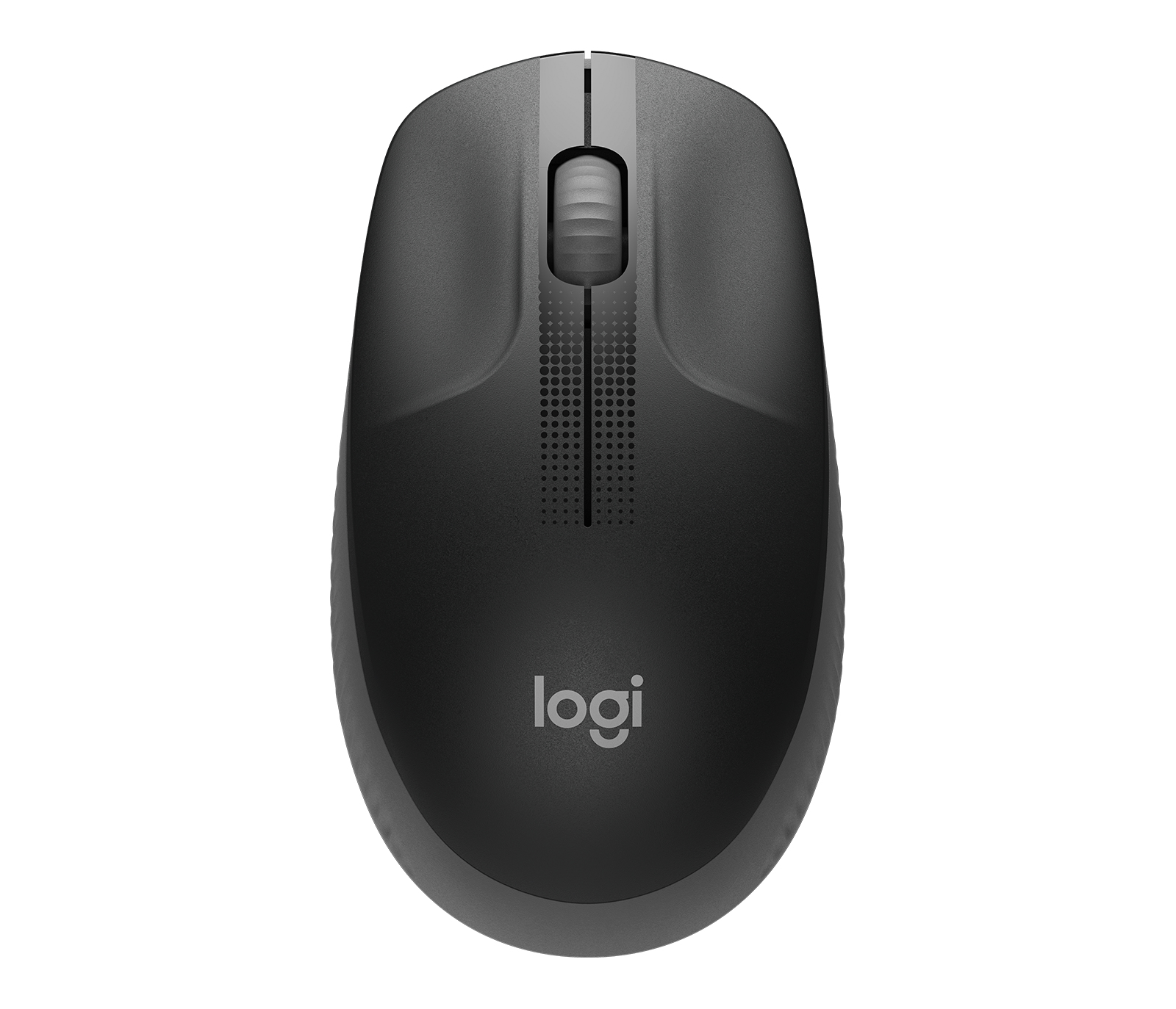 Hiir Logitech M190 Wireless Full-size Mouse Charcoal (must/tumehall), 3-buttons, 1000dpi, 2.4GHz USB wireless receiver, 1xAA