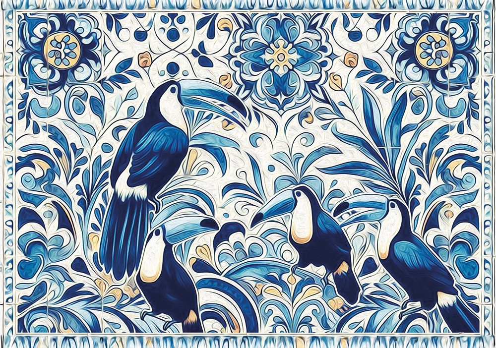 Pusle 500 tk Art on Tiles 1