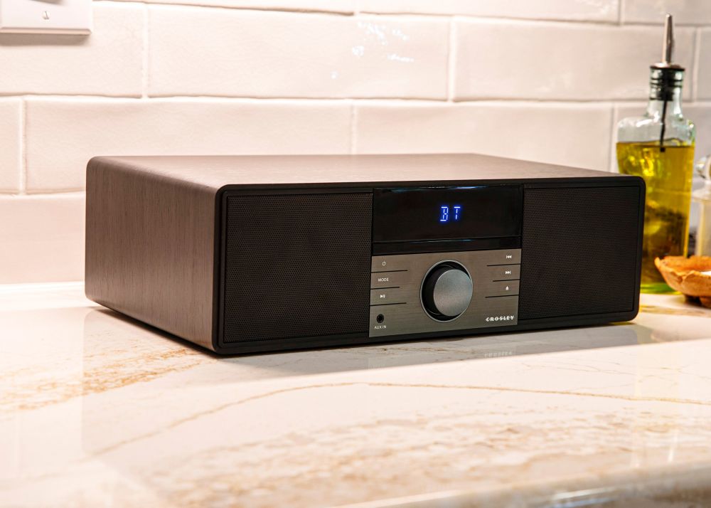 CROSLEY CD-MÄNGIJA+BLUETOOTH, METRO RADIO, BLACK