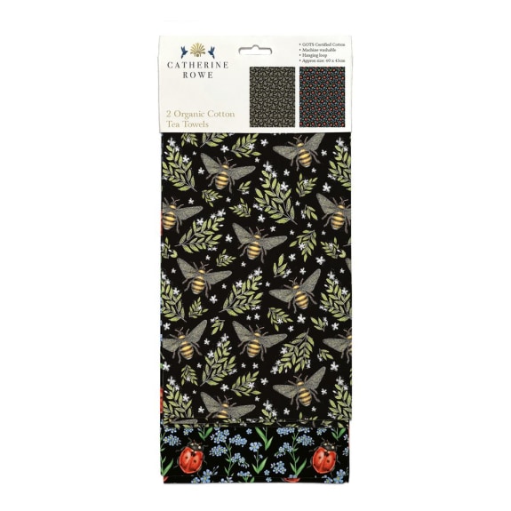 Köögirätikud Honey Bee & Ladybirds, 2tk 60x45cm