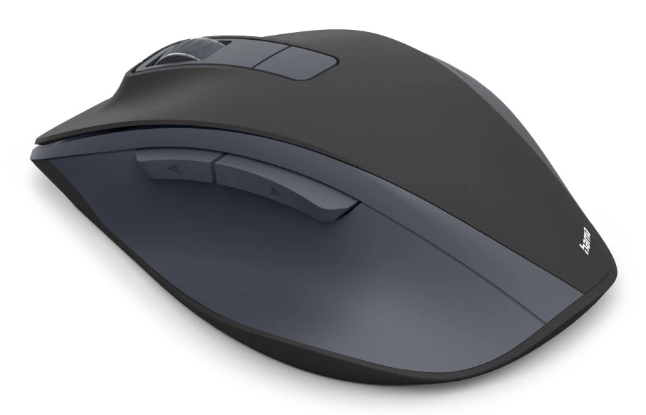 Hiir Hama WM-500 6-nupuga juhtmevaba, 800-1600dpi, must, Wireless 2.4GHz, Li-ion aku, USB-C
