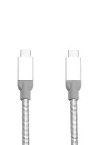 USB-kaabel USB-C USB-C 0.3m Verbatim USB3.1 USB-C Sync & Charge , Stainless Steel/Silver