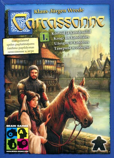 LAUAMÄNGU CARCASSONNE LAIEND 1: KÕRTSID JA KATEDRAALID