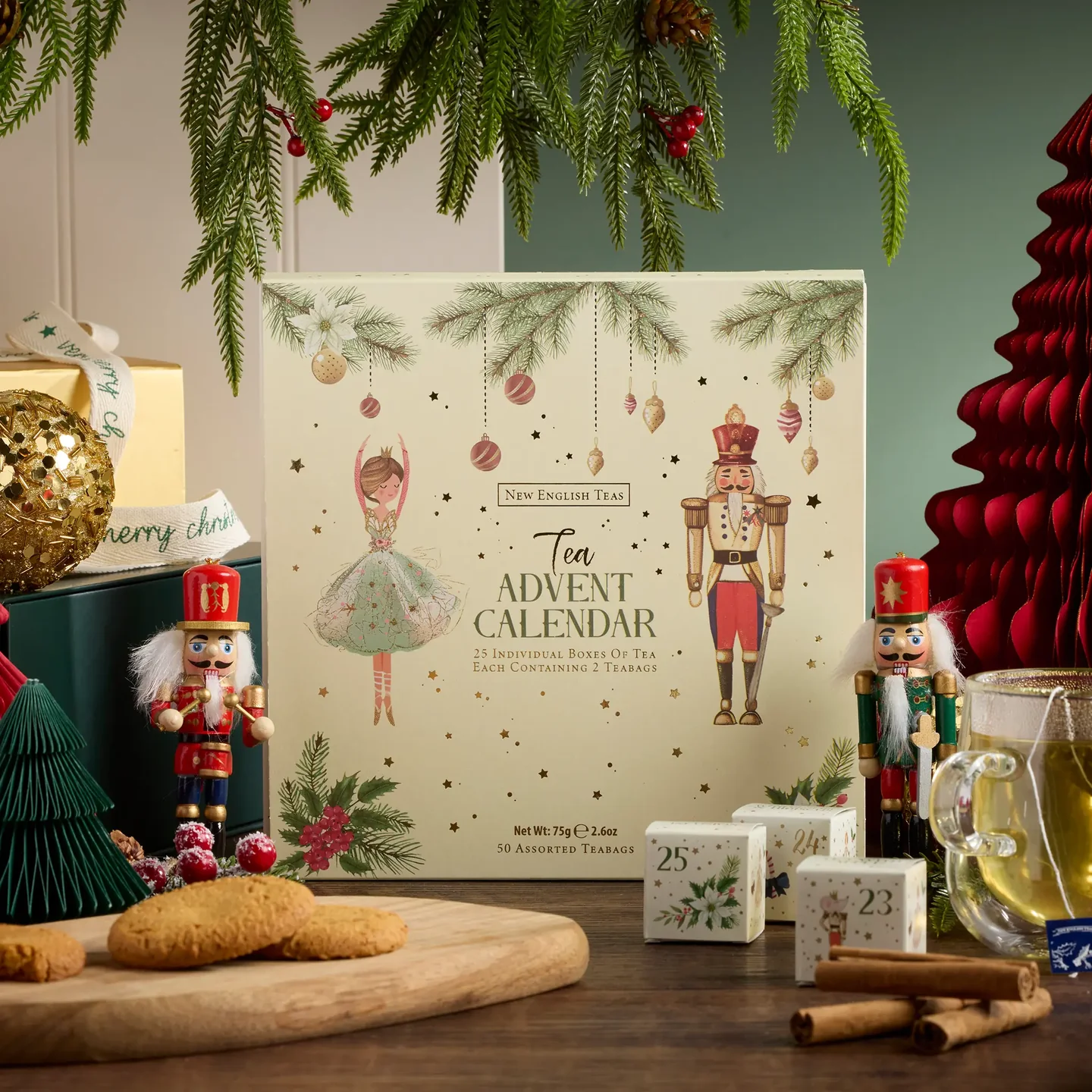 Advendikalender Tee, Nutcracker