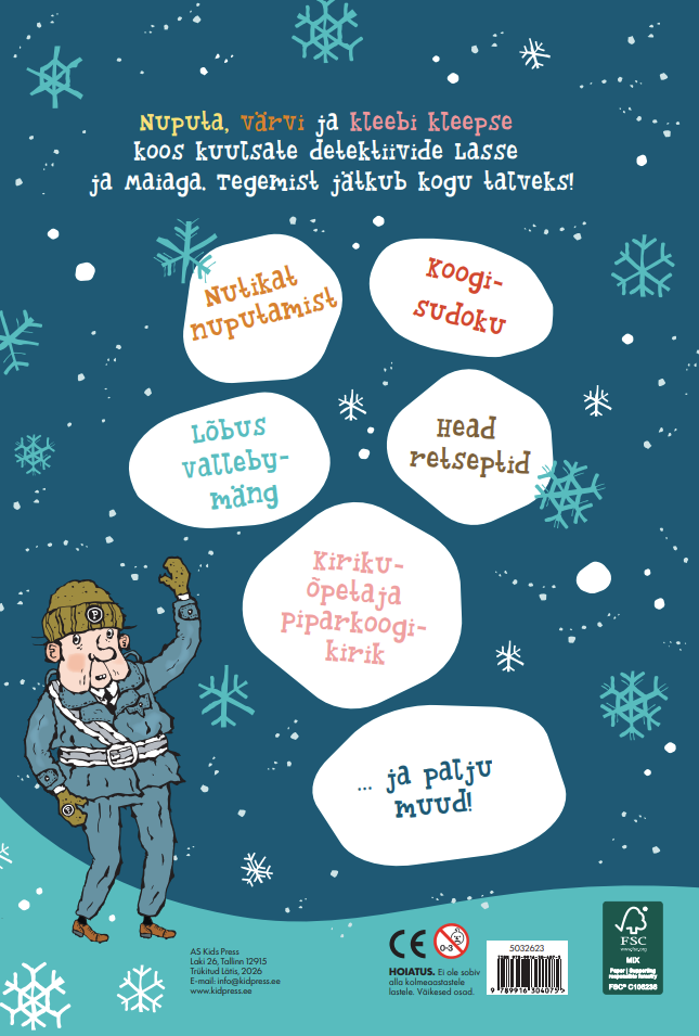 LasseMaia detektiivibüroo. Lasse ja Maia talveraamat - Martin Widmark, Helena Willis