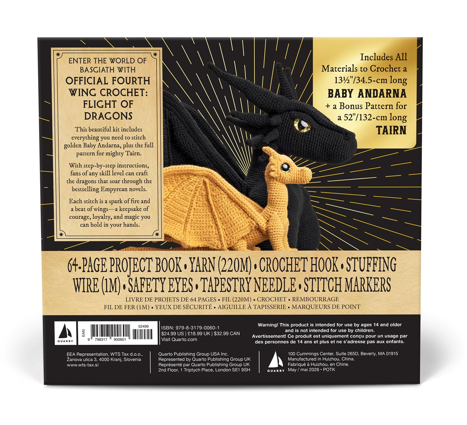 Official Fourth Wing Crochet: Flight of Dragons