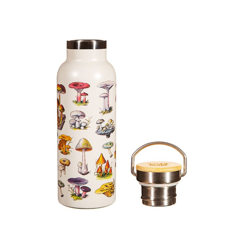 Termospudel Vintage Mushroom, bamboo lid, 500ml