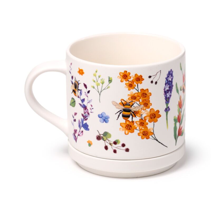 Kruus Nectar Meadows keraamilise kruusialusega, 420ml