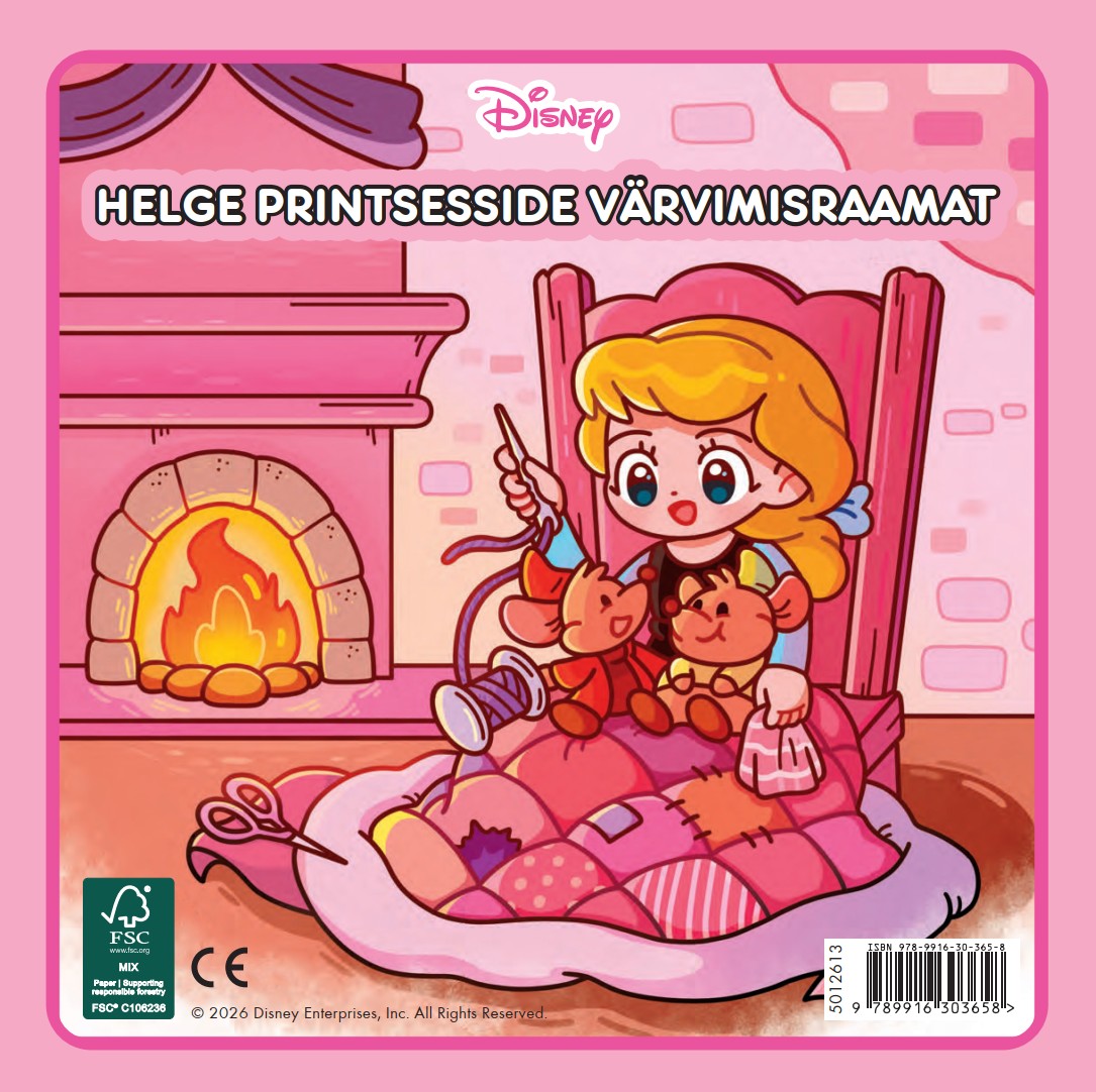 Disney. Helge printsesside värvimisraamat