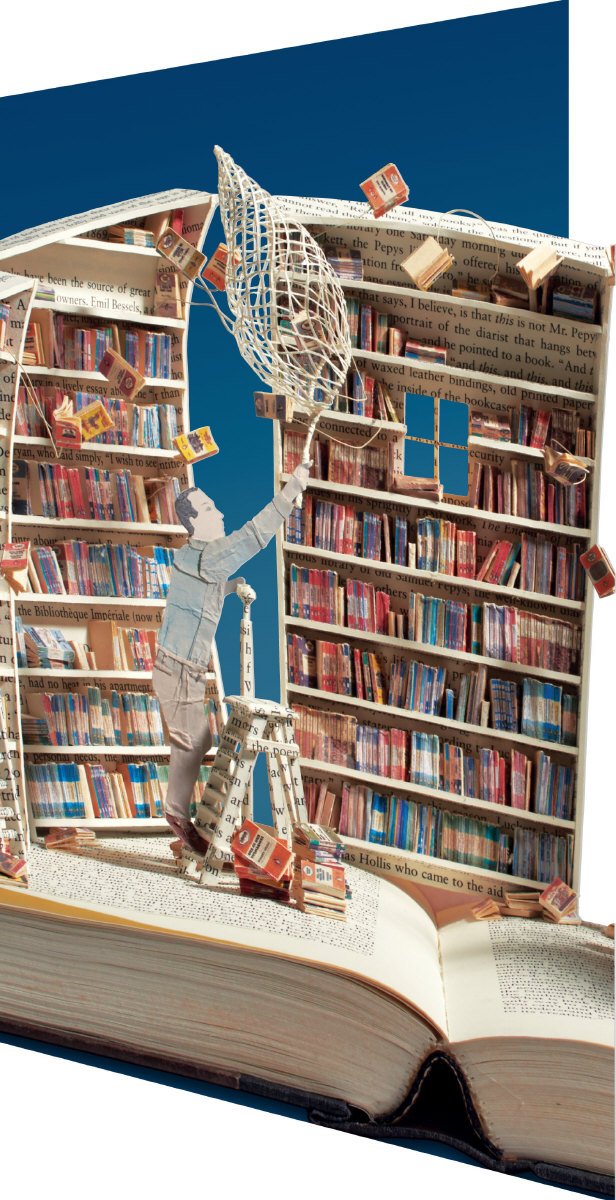 Õnnitluskaart The Book Collector