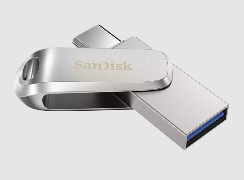 USB-mälupulk Sandisk USB-C 64GB/SDDDC4-064G-G46 Ultra Dual Luxe, Type-C, USB3.2 Gen1, max read 400MB/s