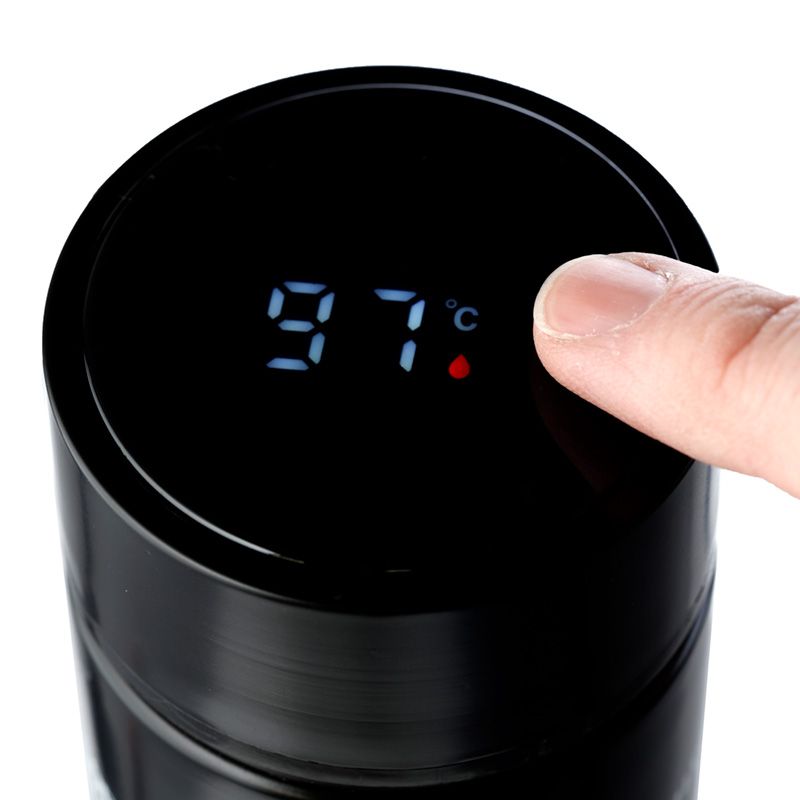 Termospudel Pac-Man, digitaalse termomeetriga, 450ml