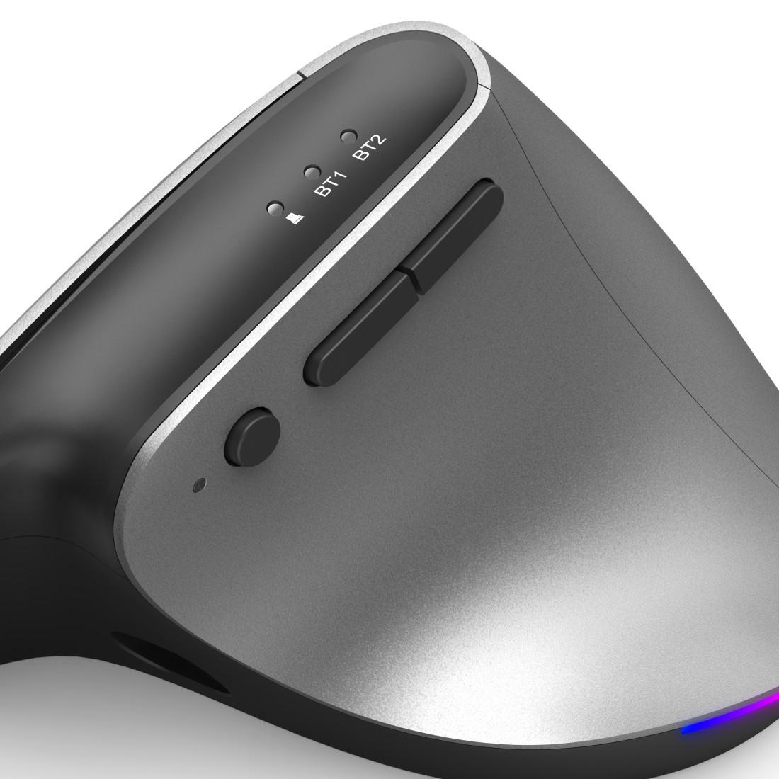 Hiir Hama EMW-700 Vertical Ergonomic Mouse, juhtmevaba ergonoomiline 2.4GHz/Bluetooth5.0, 8-nuppu