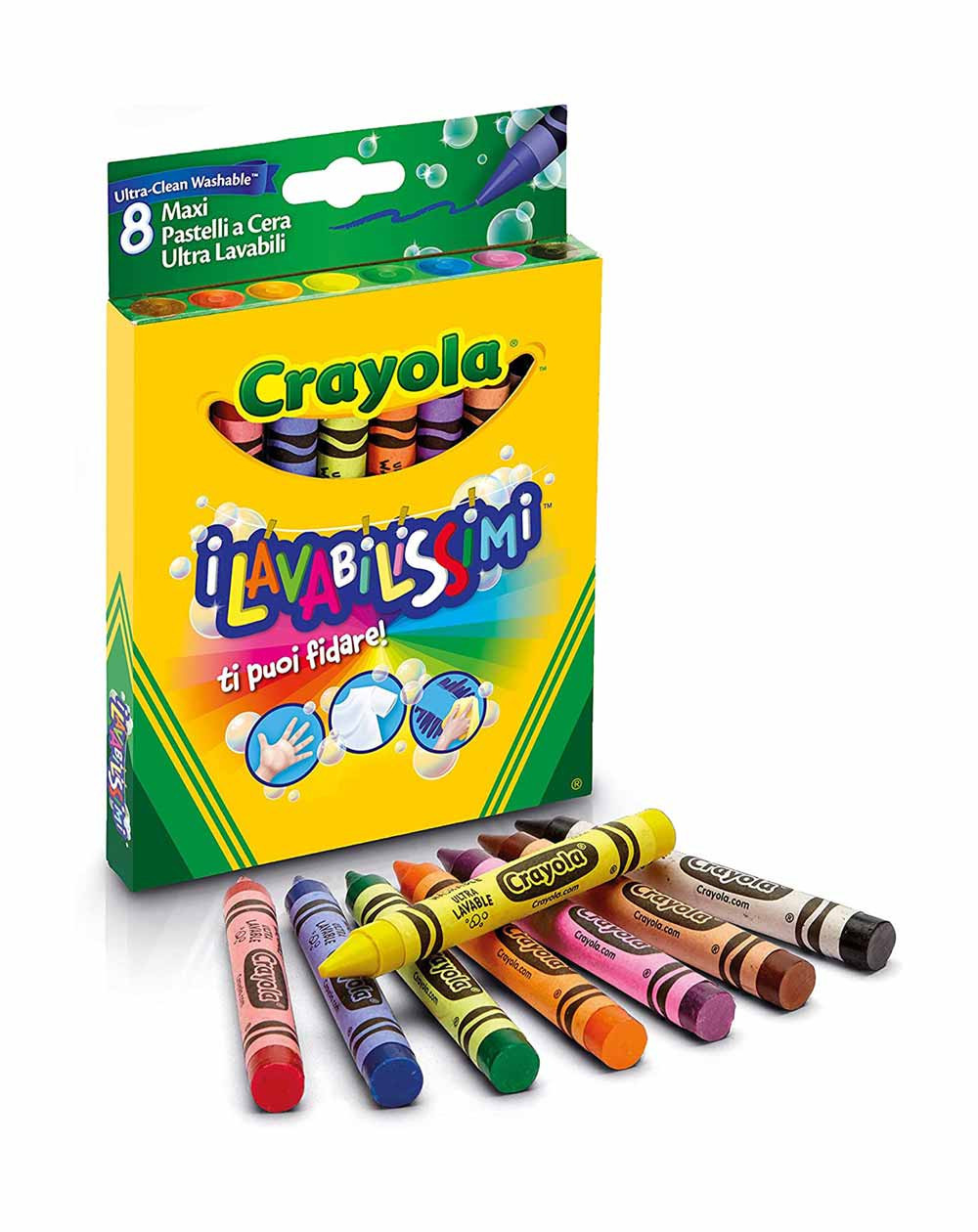 Crayola Pestavad rasvakriidid 8 tk