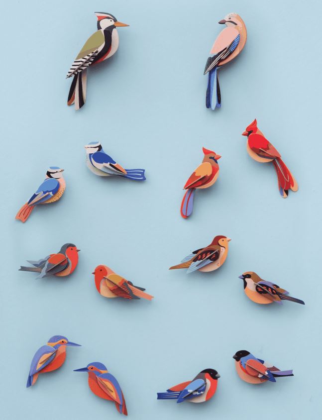 Seinakaunistus Garden Bird, Cardinals