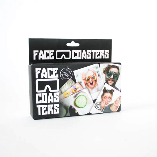 Klaasialuste komplekt Face Coasters, 20tk