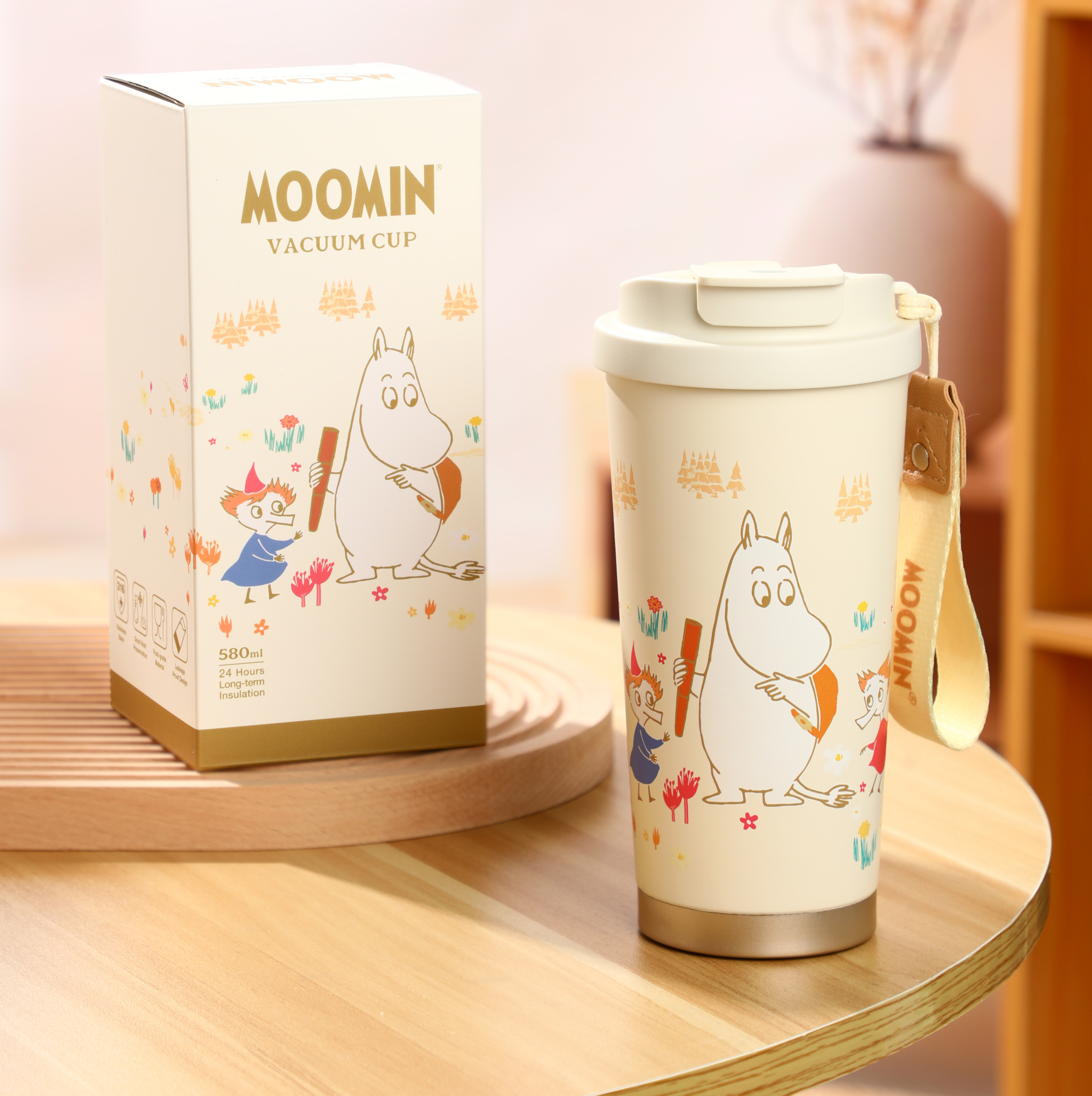 Moomin Termoskruus Piknik kinkekarbis,580ml