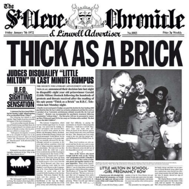 Jethro Tull - Thick As a Brick (Steven Wilson Remix) (2015) CD
