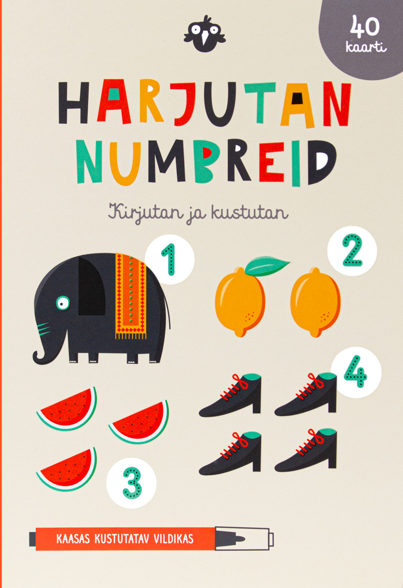 Harjutan numbreid. Kirjutan ja kustutan