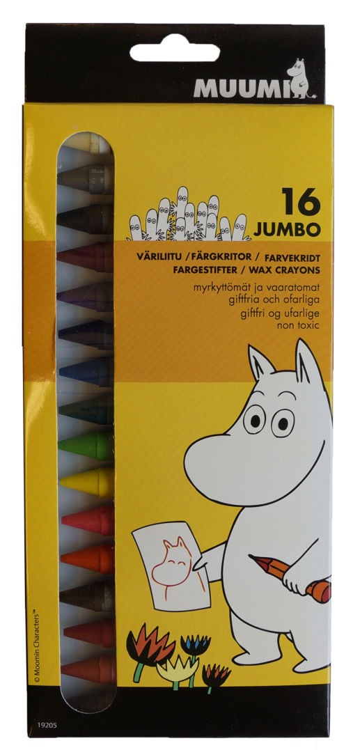 Moomin jumbo rasvakriidid 16 tk