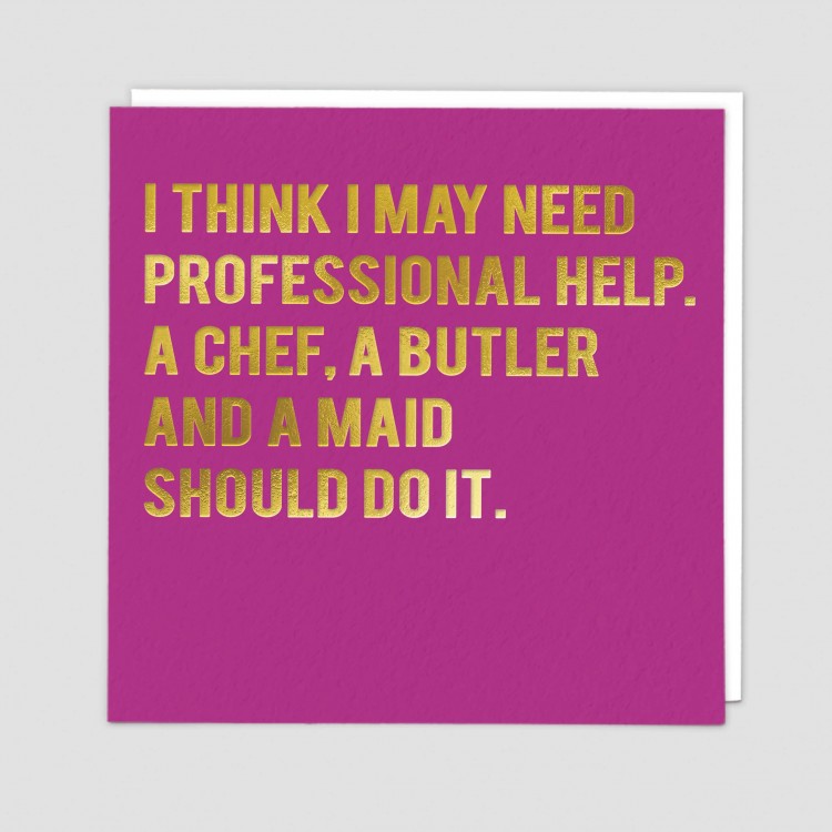 Õnnitluskaart Professional Help