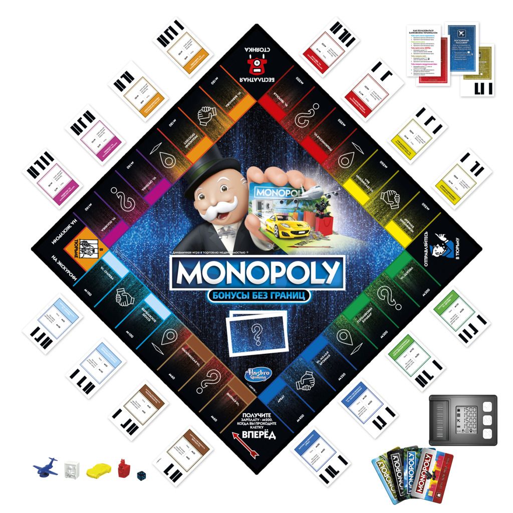 НАСТОЛьНАЯ ИГРА MONOPOLY БОНУСЫ БЕЗ ГРАНИЦ