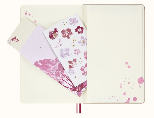 Moleskine 2026-27 18M Weekly Notebook Large Hard Cover, Sakura