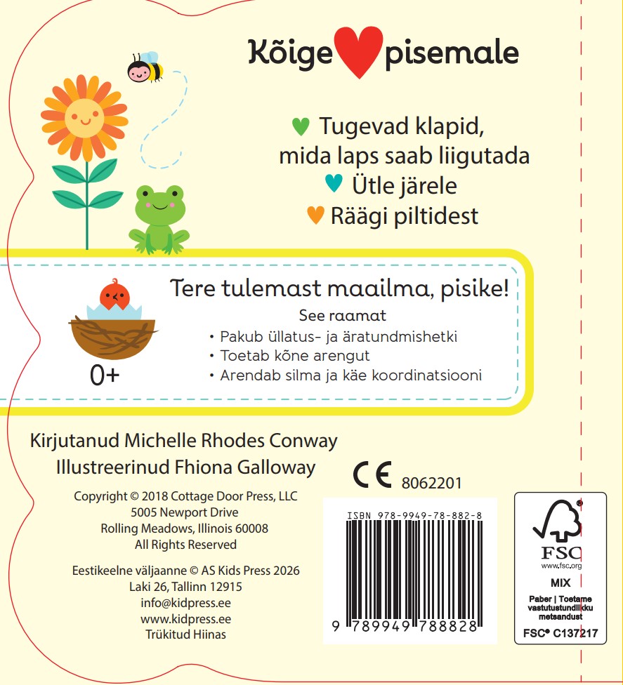 Kõige pisemale. Värvid. Klappidega raamat - Michelle Rhodes Conway