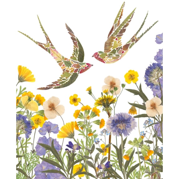 Õnnitluskaart Meadow Swallows