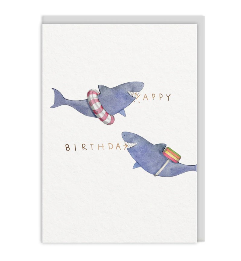 Õnnitluskaart Sharks