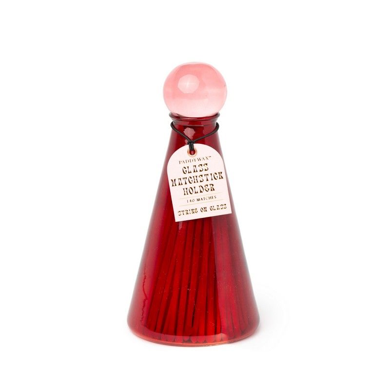 Paddywax kaminatikud klaaspudelis, Volcano Red, 80tk