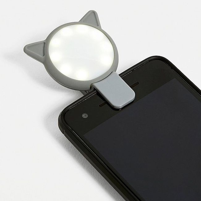 SELFIE-LAMP CLIP-ON CAT NUTISEADMELE