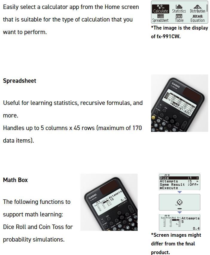 Koolikalkulaator Casio FX-991CW ClassWiz