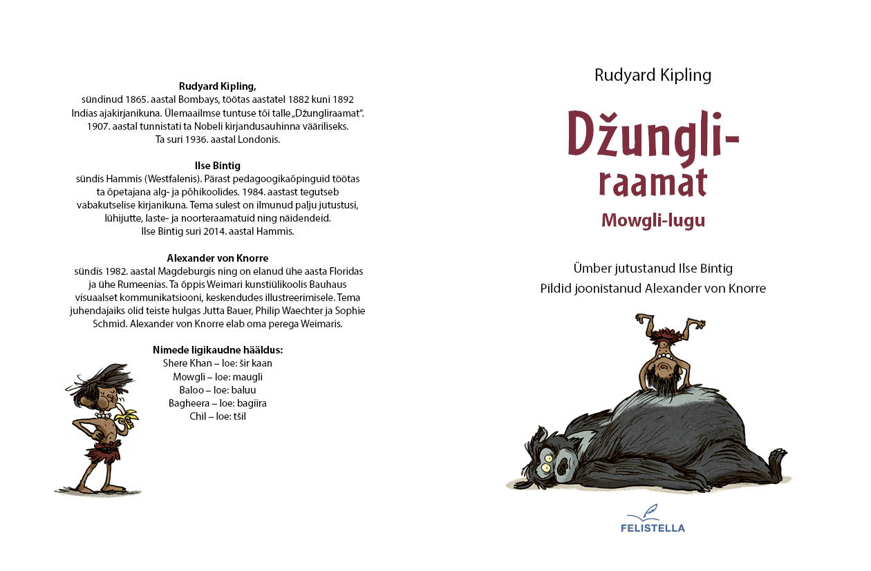 Džungliraamat - Rudyard Kipling, Ilse Bintig
