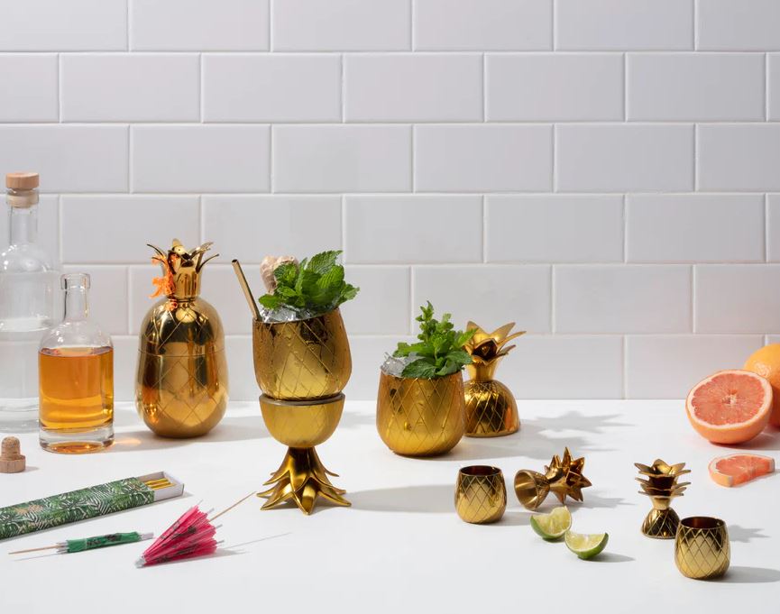 Kokteilišeiker Pineapple, gold