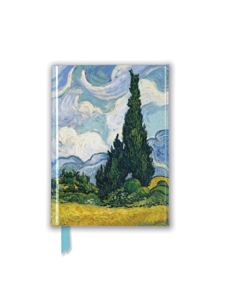 Taskumärkmik Vincent Van Gogh: Wheat Field with Cypresses