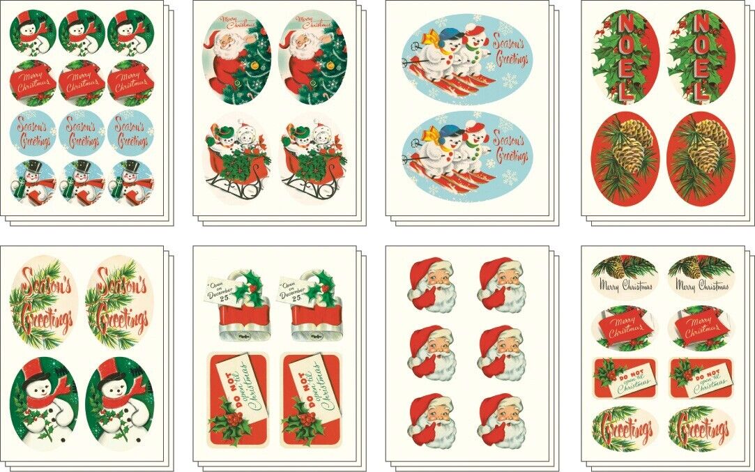 Kleebised plekk-karbis: Christmas, 120tk