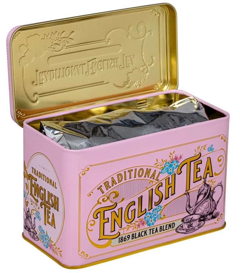 TEE 1869 BLACK TEA BLEND, VINTAGE VICTORIAN PINK KINKEKARBIS, 40TK
