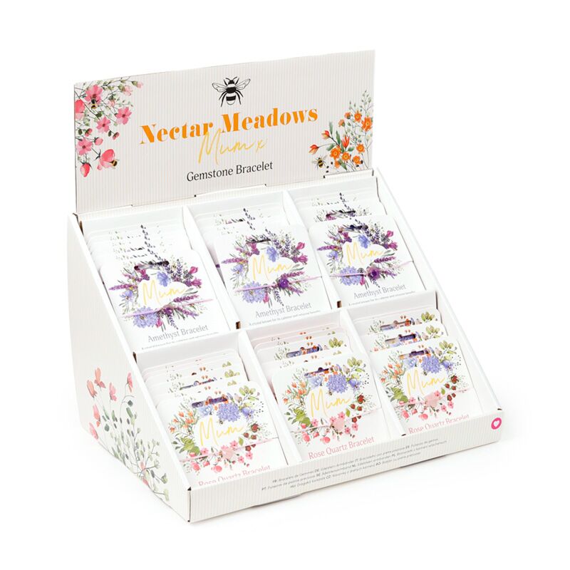 Poolvääriskivist käevõru Nectar Meadows Mum