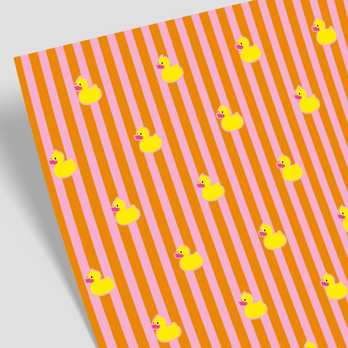Pakkepaber Neon Style, Rubber Duck, 50x70cm