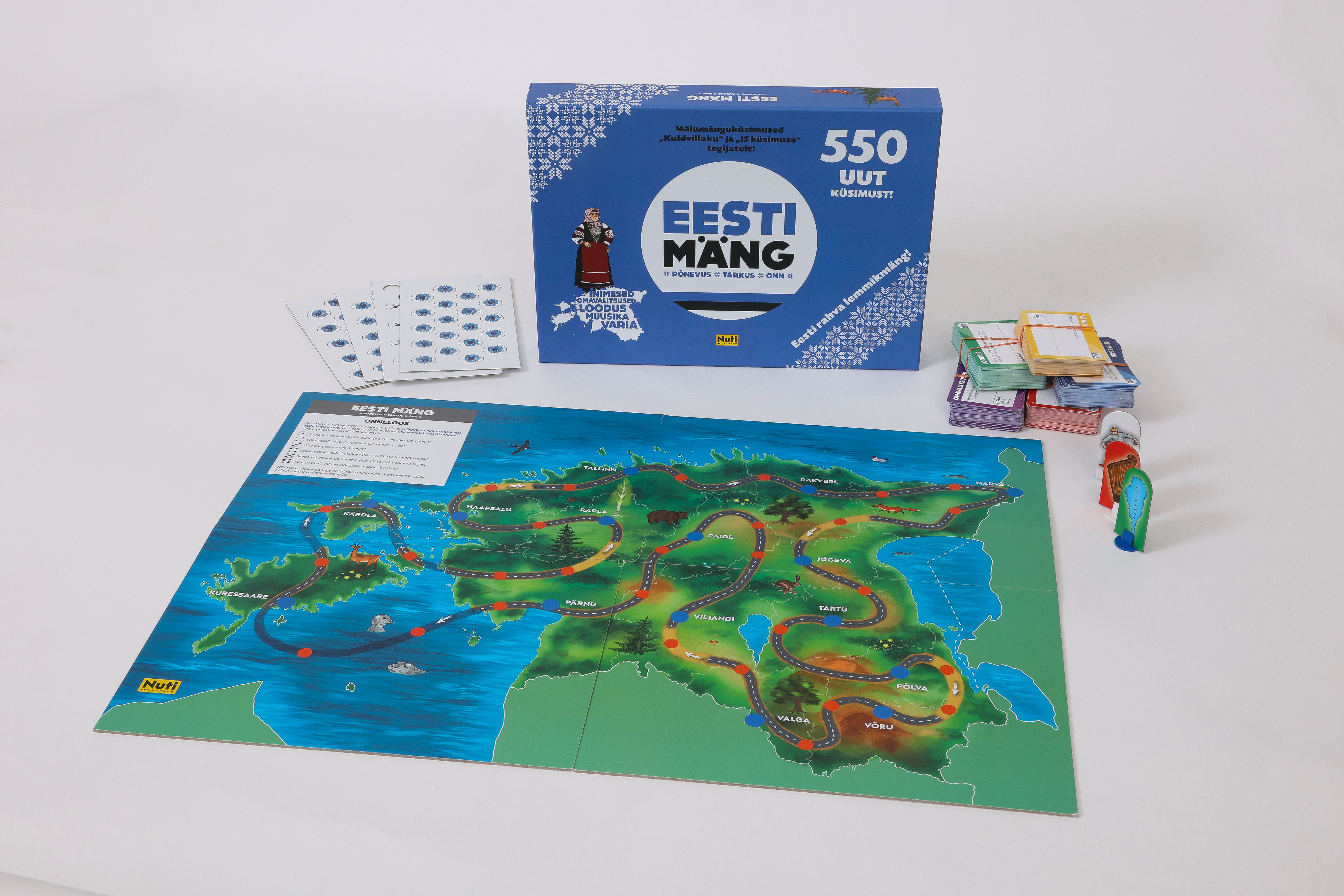 Lauamäng Eesti mäng - 550 uut küsimust!