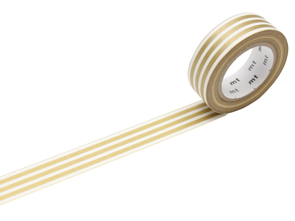 Washi teip Border Gold 2