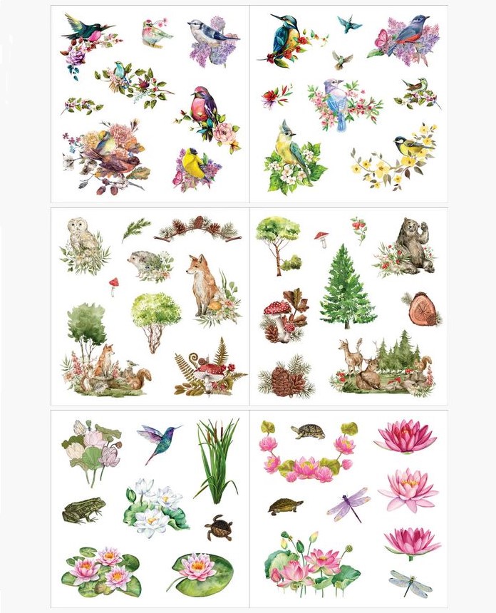 Kleepsuraamat Bunches of Botanicals, 50lk