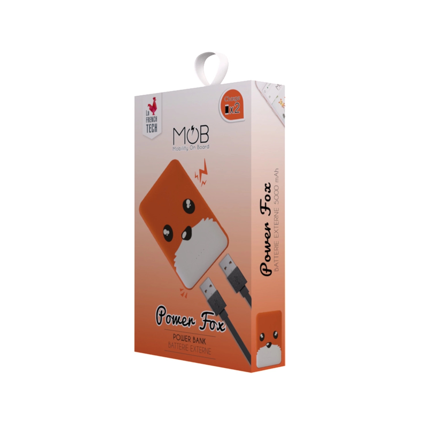 MOB akupank Power Animals: Fox, 5000mAh